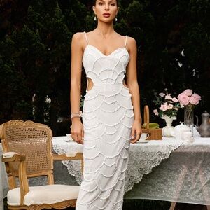 White Pear Elegant Dress